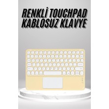 Starseven Touchpad Uyumlu Bluetooth Klavye Slim Kablosuz Wifi Q Klavye