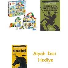 Lego® Duplo® Kasabası 3’ü 1 Arada Aile Evi 10994 Oyuncak Yapım Seti (218 Parça) + Dünyanın Merkezine Yolculuk + Siyah Inci Hediye