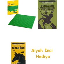 LEGO Classic Yeşil Zemin 11023-4 Yaş ve Üzeri LEGO Severler Için LEGO Zemini(1 Parça) + Dünyanın Merkezine Yolculuk + Siyah Inci Hediye