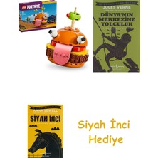 LEGO Fortnite Durrr Burger 77070-9 Yaş ve Üzeri Video Oyunu Sevenler Için Sergilenebilir Yaratıcı Oyuncak Yapım Seti (193 Parça) + Dünyanın Merkezine Yolculuk + Siyah Inci Hediye