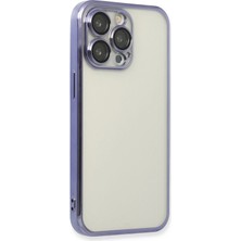 Olinea Newface Iphone 14 Kılıf Lensli Silikon - Mor