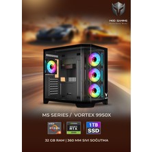 Mod Gaming Mod Gamıng Vortex Amd Ryzen 9 9950X  | RTX5080 | 32GB Ram | 1 Tb Gen5 SSD 14200/11000 Mb/s | 360 mm Sıvı Soğutma | Oyuncu Masaüstü Bilgisayar | Steam Cüzdan Bakiyesi Hediyeli