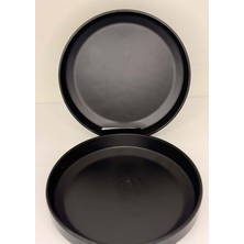 Özgül  Porelin Gravity Serisi Yuvarlak Yemek (19CM) Siyah