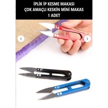 Boncukcu Abla Terzi Balıkçı Hobi Makası Makas Iplik Ip Kesme Temizleme Makası Dikiş Sökme Nakış Ilik Açma Makası