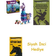 LEGO Fortnite Mühimmat Laması 77071-12 Yaş ve Üzeri Video Oyunu Sevenler Için Sergilenebilir Yaratıcı Oyuncak Yapım Seti (691 Parça) + Dünyanın Merkezine Yolculuk + Siyah Inci Hediye