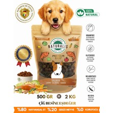 Hipoalerjenik Premium Airdried Barf Günlük Köpek Maması %100 Doğal, Somon Lu Eğitim ve Ödül Maması Koruyucu ve Katkı Maddesi Içermez