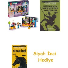 LEGO Friends Karaoke Müzik Partisi 42610-6 Yaş ve Üzeri Çocuklar Için Sahne Içeren Yaratıcı Oyuncak Yapım Seti (196 Parça) + Dünyanın Merkezine Yolculuk + Siyah Inci Hediye