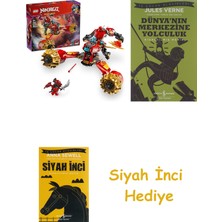 LEGO Nınjago Kai’nin Robot Fırtına Aracı 71830-7 Yaş ve Üzeri Çocuklar Için Yaratıcı Oyuncak Yapım Seti, Doğum Günü Hediyesi (333 Parça) + Dünyanın Merkezine Yolculuk + Siyah Inci Hediye