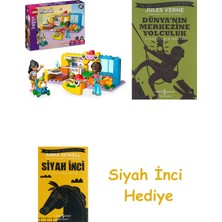 LEGO Friends Aliya’nın Kız Kardeşinin Oyun Odası 42645-6 Yaş ve Üzeri Çocuklar Için Mini Bebek Içeren Yaratıcı Oyuncak Yapım Seti (125 Parça) + Dünyanın Merkezine Yolculuk + Siyah Inci Hediye