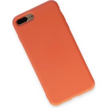 LTG Nova Newface Iphone 7 Kılıf Nano Içi Kadife Silikon - Turuncu