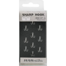 Hanfish Sharp Hook 3551 Dt Üçlü Iğne