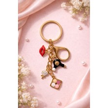 TrendyChic Far Dudak Çanta Süsü Charm Anahtarlık