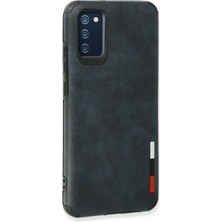 LTG Nova Newface Galaxy A03S Kılıf Loop Deri Silikon - Lacivert