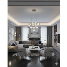 Sahra 4 Toplu Ledli Sarkıt Avize