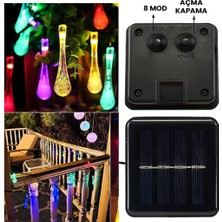 Gaman Güneş Enerjili Dekoratif Bahçe Balkon Ledi - 8 Animasyonlu Solar Dekoratif LED -29078