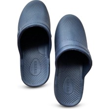 Waykon Lacivert Hafif Taban Rahat Önü Kapalı Banyo Balkon Bahçe Terlik