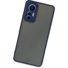 LTG Nova Newface Mi 12 Lite Kılıf Montreal Silikon Kapak - Lacivert