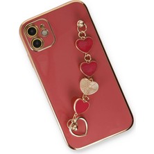 LTG Nova Newface Iphone 12 Kılıf Esila Silikon - Kırmızı