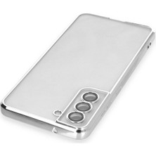 LTG Nova Newface Galaxy S21 Fe Kılıf Lensli Silikon - Gümüş