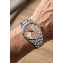 Slazenger 41MM, Özel Renk Kadran Erkek Kol Saati | Paslanmaz Çelik Kordon, Mineral Cam, 10 Atm