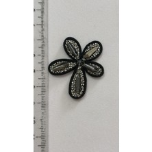 Boncukcu Abla Ütüyle Yapışan Parlak Taşlı Aplik Kristal Taşlı Ayakkabı, Çanta ve Kıyafet Aksesuarı