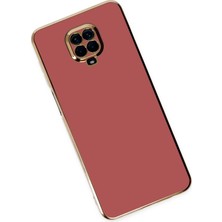 LTG Nova Newface Redmi Note 9 Kılıf Volet Silikon - Kırmızı