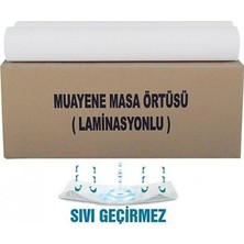 Muhtelif Muayene Masa Sedye Örtüsü Lamineli 50 mt x 12 Rulo (Ekonomik Paket)