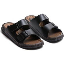 Waykon Yazlık Erkek Çift Toka Ayarlanabilir Günlük Terlik