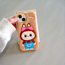 Mopal iPhone 11 Uyumlu Labubu Luck Desenli Plastik Silikon Kılıf