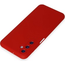 LTG Nova Newface Galaxy M14 5g Kılıf Nano Içi Kadife Silikon - Kırmızı
