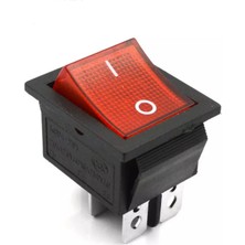 Maroces MR-104 Geniş Kırmızı Işıklı Anahtar On-Off 4p