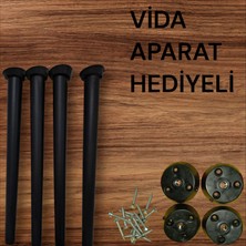 EMA Orman 42CM Boyunda Siyah  5lik Konik Ayak Aparat Vida Hediyeli