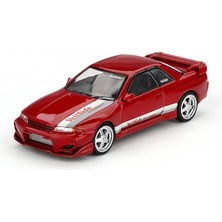 Shoplet Buğz Mini Gt 1/64 Nissan Skyline Gt R R32 Veilside Combat Red