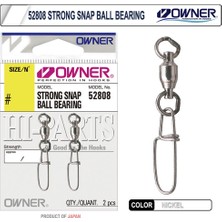 Owner 52808 Strong Snap Ball Bearing Rapala Klipsi