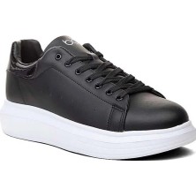 Waykon Shoes Best Of B 150 Erkek Spor Ayakkabı Suni Cilt Deri Siyah Beyaz Sneaker