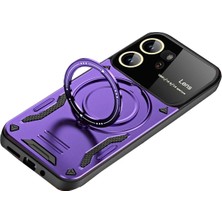 LTG Nova Newface Y16 Kılıf Joy Lens Standlı Kapak - Mor