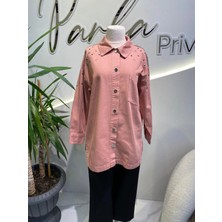 My City Taşlı Gömlek Kap