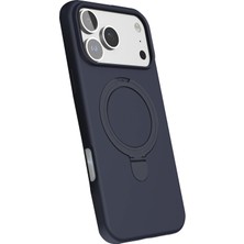LTG Nova Newface Iphone 17 Magsafe Standlı Kapak - Lacivert