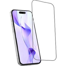 LTG Nova Newface Iphone 17 Bilvis 5ın1 3D Magic Cam Ekran Koruyucu - Siyah