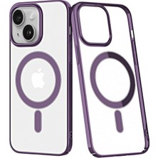 LTG Nova Newface Iphone 14 Kılıf Element Magneticsafe Sert Kapak - Mor