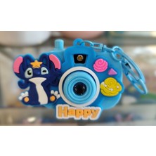 Ada Çanta Kırtasiye Stitch Figürlü Sanrio Karakterli Projeksiyon Model Anahtarlık AD43361