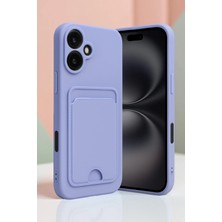 LTG Nova Newface Iphone 16 Kılıf Kelvin Kartvizitli Silikon - Derin Mor