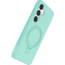 LTG Nova Newface Galaxy S25 Magsafe Standlı Kapak - Su Yeşili