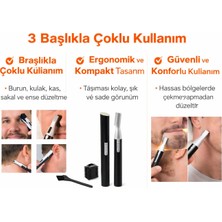 Eser Ticarett Çok Amaçlı Erkek Kulak Burun Kaş Sakal Ense Düzeltici Tıraş Makinesi