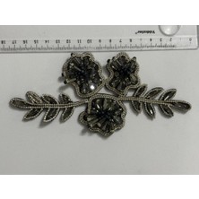 Boncukcu Abla Ütüyle Yapışan Parlak Taşlı Aplik Kristal Taşlı Ayakkabı, Çanta ve Kıyafet Aksesuarı