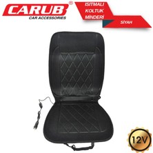 Temiz Pazar Carub Koltuk Minderi Isıtmalı Siyah 12V