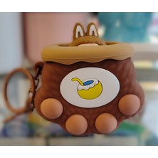 Ada Çanta Kırtasiye Labubu Karakter Figürlü Silikon Gizli/fırlayan Anahtarlık (10CM) AD87227
