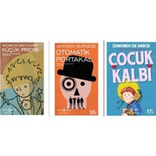 Türkiye İş Bankası Kültür Yayınları En Çok Okunan Kitaplar Set 2 Çocuk Kalbi Otomatik Portakal Küçük Prens