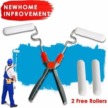 Çerçici Glide Köşe ve Düz Zeminde Kullanılabilir Damlatmaz Boya Rulosu