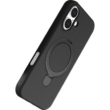 LTG Nova Newface Iphone 16 Magsafe Standlı Kapak - Siyah